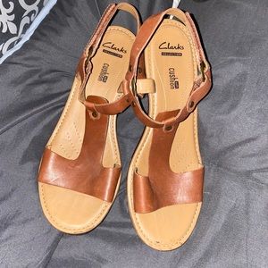 Clark sandals size 8.